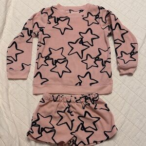 Carter's Pink Star Pajama Set